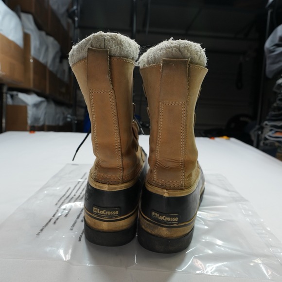Lacrosse Mens‎ Size US 10 Heavyweight Insulated Winter Snow Steel Shank Boots